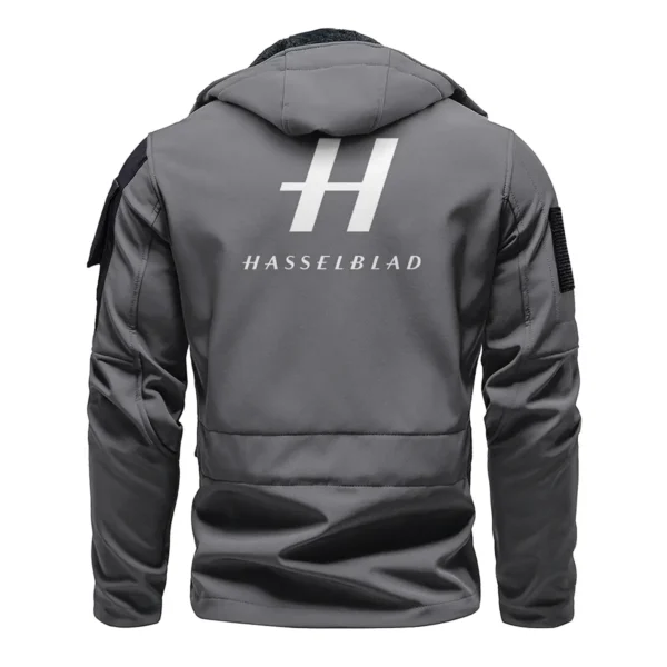 Hasselblad Photography Gift For Photographers Outdoor Tactical Beetle Hooded Jacket With Pockets - BLPT1311240A1HSBBHJ - Gray - Image 3