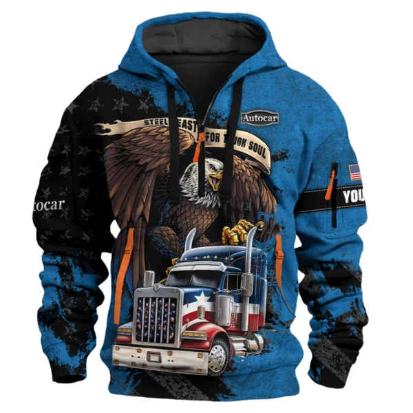 Autocar Trucks Gift For Truckers Exclusive Logo Hoodie Half Zip BLT11225A3ATC3HZ