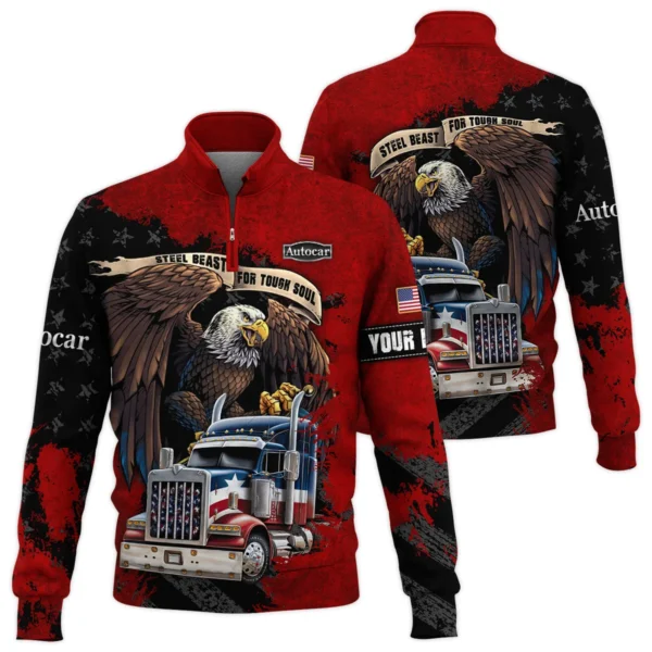 Autocar Trucks Gift For Truckers Quarter-Zip Jacket All Over Prints BLT11225A1ATCQTZ