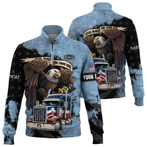 Autocar Trucks Gift For Truckers Quarter-Zip Jacket All Over Prints BLT11225A5ATCQTZ