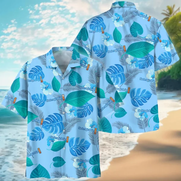 Blackmagic Design Classic Blue Branches Photography Summer Pattern Hawaiian Shirt All Over Prints Gift Loves BL1125A17BMDHW