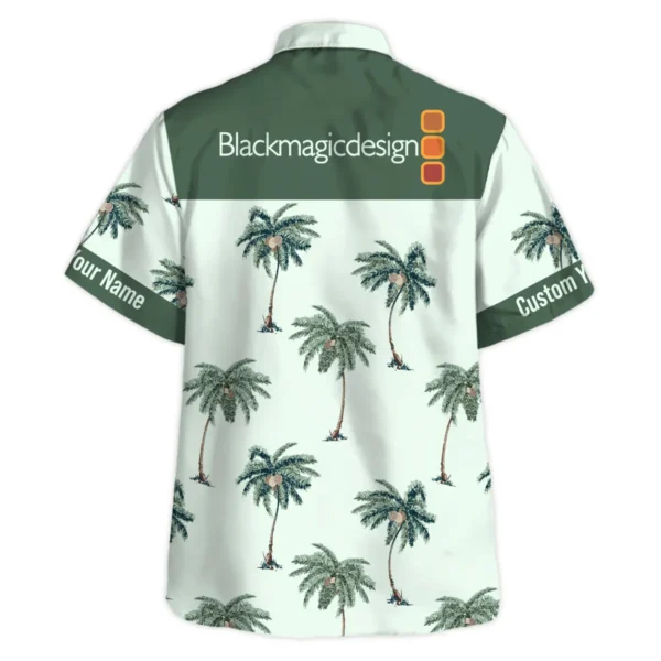 Blackmagic Design Hand Drawn Tropical Palm Photography Summer Pattern Hawaiian Shirt All Over Prints Gift Loves BL1125A59BMDHW - Image 3