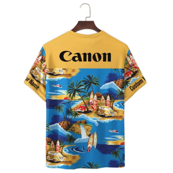 Canon Cars Surfboards Beach Shore Photography Summer Pattern Premium T-Shirt All Over Prints Gift Loves BL1125A37CNTS - Image 3