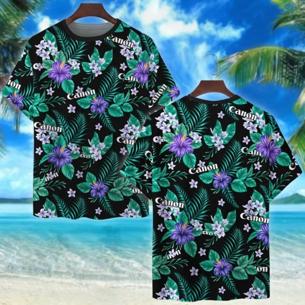 Canon Floral Summer Pattern Photography Summer Pattern Premium T-Shirt All Over Prints Gift Loves BL1125A19CNTS