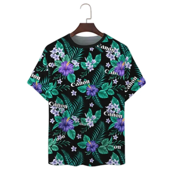 Canon Floral Summer Pattern Photography Summer Pattern Premium T-Shirt All Over Prints Gift Loves BL1125A19CNTS - Image 2