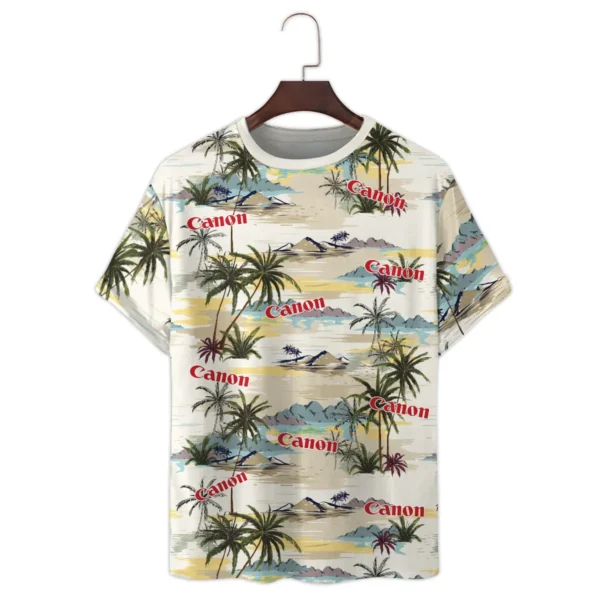 Canon Island Pattern Palm Trees Photography Summer Pattern Premium T-Shirt All Over Prints Gift Loves BL1125A1CNTS - Image 2