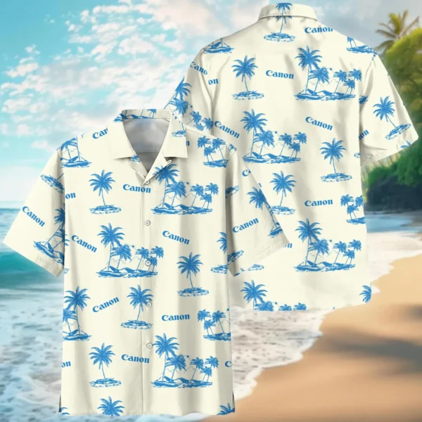 Canon Palm Trees Exotic Landscapes Photography Summer Pattern Hawaiian Shirt All Over Prints Gift Loves BL1125A13CNHW
