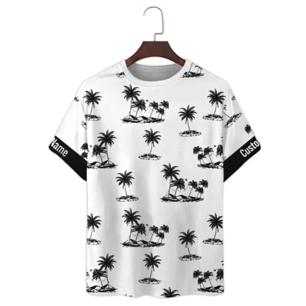 Canon Palm Trees Mountain Sun Photography Summer Pattern Premium T-Shirt All Over Prints Gift Loves BL1125A6CNTS - Image 2