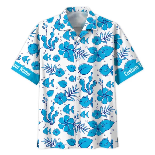 Canon Summer Duotone Pattern Photography Summer Pattern Hawaiian Shirt All Over Prints Gift Loves BL1125A45CNHW - Image 2