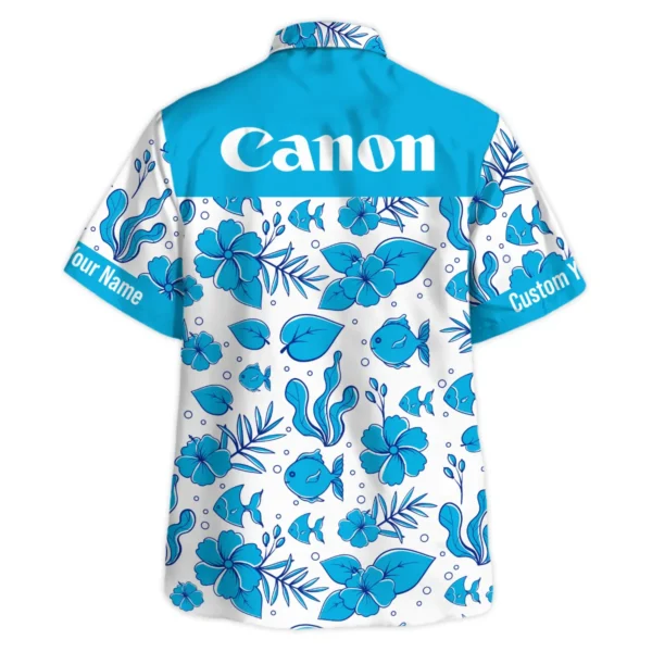 Canon Summer Duotone Pattern Photography Summer Pattern Hawaiian Shirt All Over Prints Gift Loves BL1125A45CNHW - Image 3