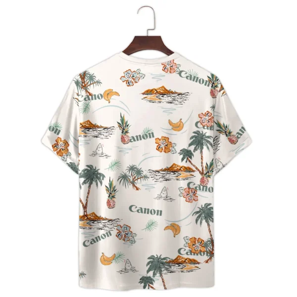 Canon Summer Tropical Fruits Photography Summer Pattern Premium T-Shirt All Over Prints Gift Loves BL1125A51CNTS - Image 3