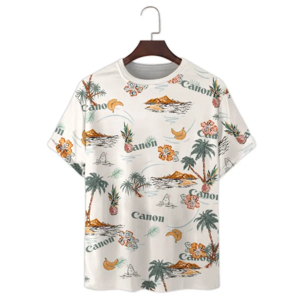 Canon Summer Tropical Fruits Photography Summer Pattern Premium T-Shirt All Over Prints Gift Loves BL1125A51CNTS - Image 2