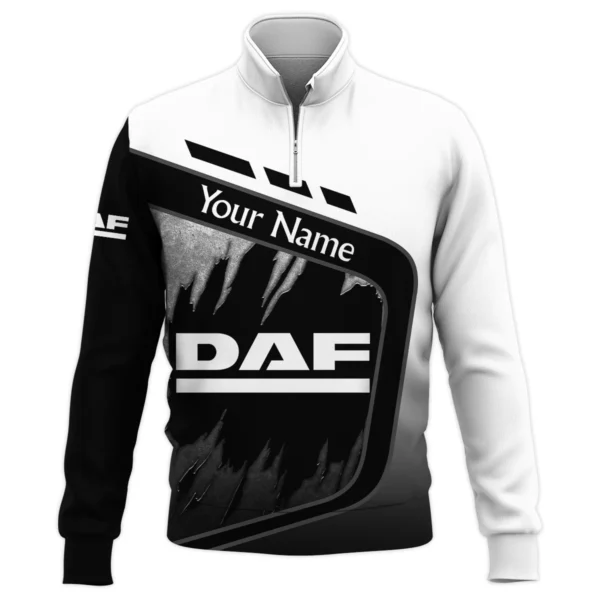 DAF Trucks Gift For Trucker Quarter-Zip Jacket All Over Prints BLT21125DAFQTZ - Image 2