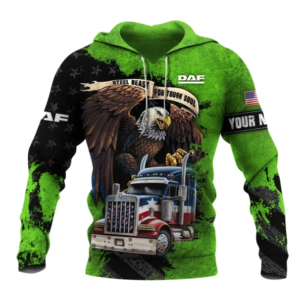 DAF Trucks Gift For Truckers Exclusive Logo Hoodie BLT11225A4DAFHD - Image 2