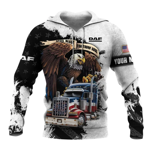 DAF Trucks Gift For Truckers Exclusive Logo Hoodie BLT11225A7DAFHD - Image 2