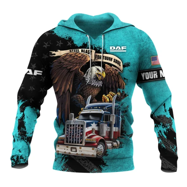DAF Trucks Gift For Truckers Exclusive Logo Hoodie BLT11225A8DAFHD - Image 2