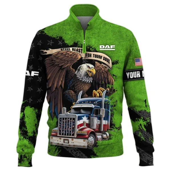 DAF Trucks Gift For Truckers Quarter-Zip Jacket All Over Prints BLT11225A4DAFQTZ - Image 2