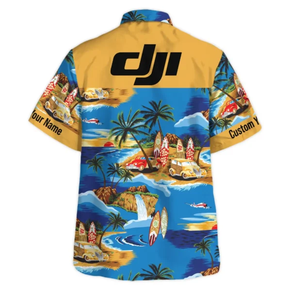 DJI Cars Surfboards Beach Shore Photography Summer Pattern Hawaiian Shirt All Over Prints Gift Loves BL1125A37DJIHW - Image 3