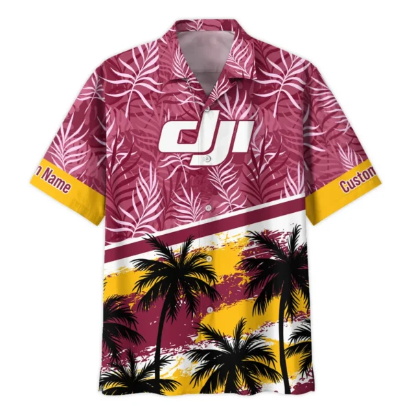 DJI Palm And Monstera Leaves Photography Summer Pattern Hawaiian Shirt All Over Prints Gift Loves BL1125A15DJIHW - Image 2