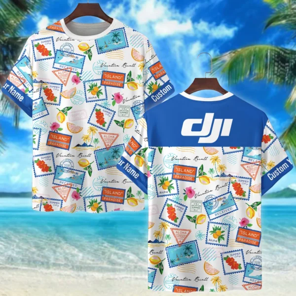 DJI Summer Vacation Stamp Photography Summer Pattern Premium T-Shirt All Over Prints Gift Loves BL1125A49DJITS