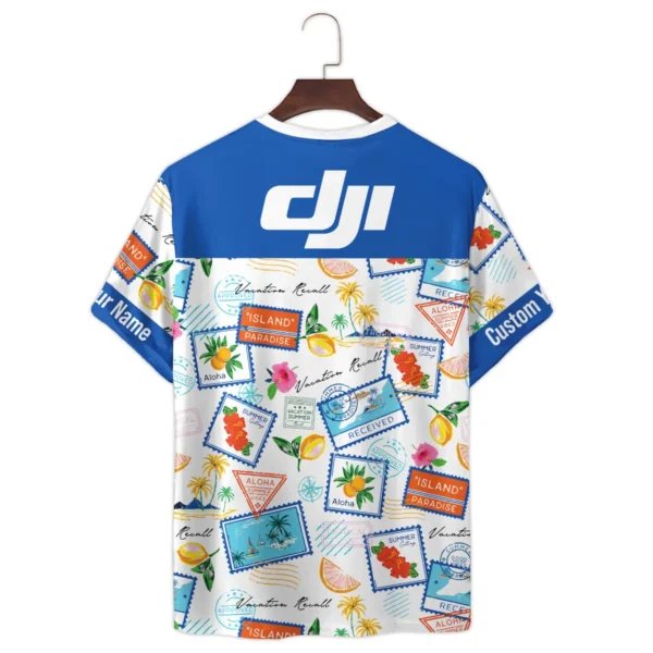 DJI Summer Vacation Stamp Photography Summer Pattern Premium T-Shirt All Over Prints Gift Loves BL1125A49DJITS - Image 3