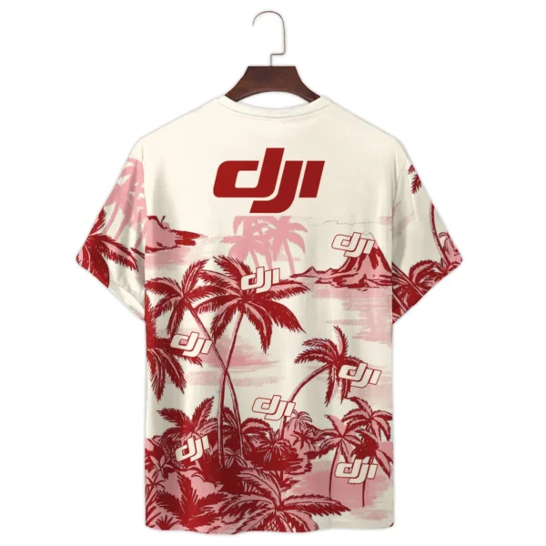 DJI Tropical Island Photography Summer Pattern Premium T-Shirt All Over Prints Gift Loves BL1125A3DJITS - Image 3