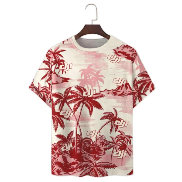 DJI Tropical Island Photography Summer Pattern Premium T-Shirt All Over Prints Gift Loves BL1125A3DJITS - Image 2