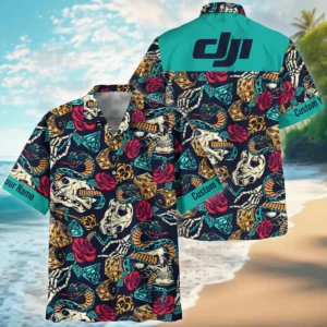 DJI Vintage Tattoos Colorful Photography Summer Pattern Hawaiian Shirt All Over Prints Gift Loves BL1125A46DJIHW