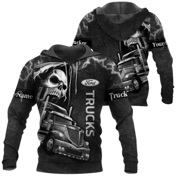 Ford Trucks Gift For Trucker Exclusive Logo Hoodie BLT22125FTHD