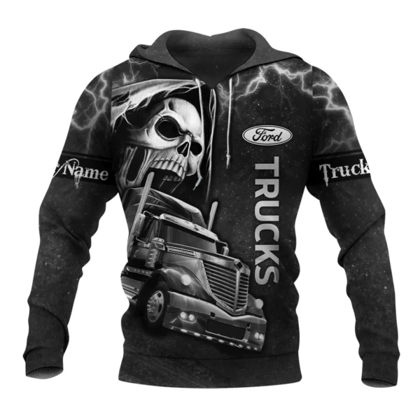 Ford Trucks Gift For Trucker Exclusive Logo Hoodie BLT22125FTHD - Image 2