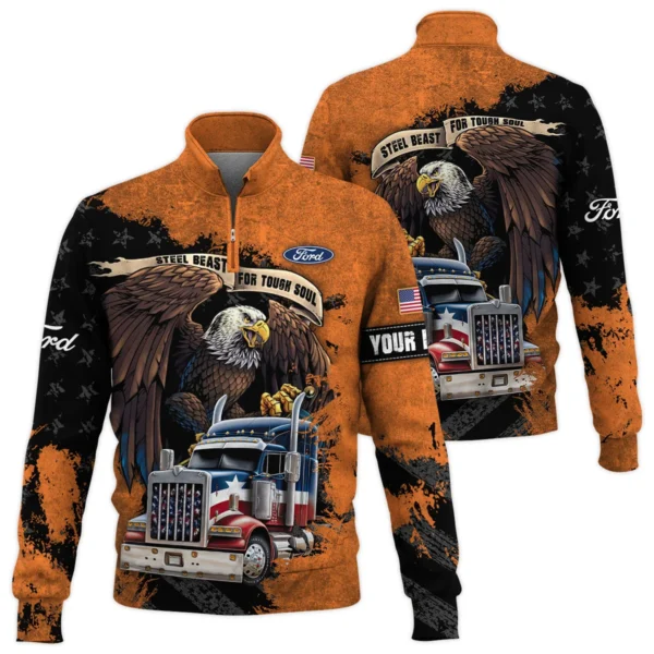 Ford Trucks Gift For Truckers Quarter-Zip Jacket All Over Prints BLT11225A6FTQTZ