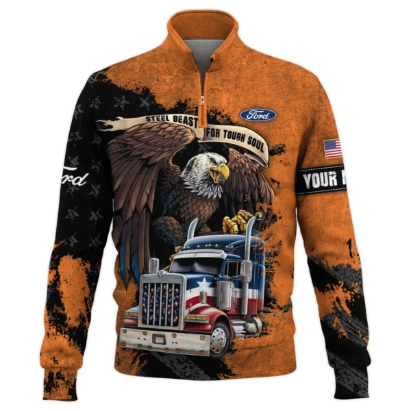 Ford Trucks Gift For Truckers Quarter-Zip Jacket All Over Prints BLT11225A6FTQTZ - Image 2