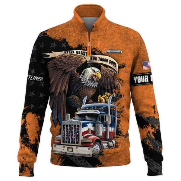 Freightliner Gift For Truckers Quarter-Zip Jacket All Over Prints BLT11225A6FREQTZ - Image 2