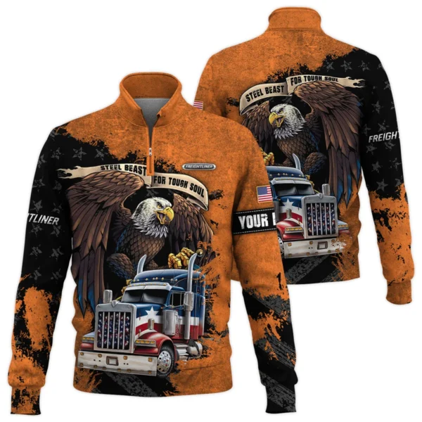 Freightliner Gift For Truckers Quarter-Zip Jacket All Over Prints BLT11225A6FREQTZ