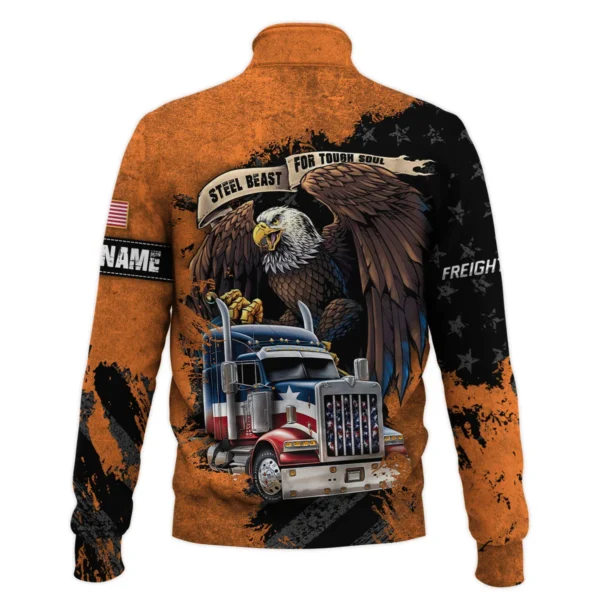 Freightliner Gift For Truckers Quarter-Zip Jacket All Over Prints BLT11225A6FREQTZ - Image 3