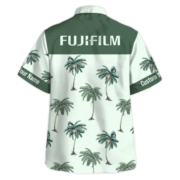 Fujifilm Hand Drawn Tropical Palm Photography Summer Pattern Hawaiian Shirt All Over Prints Gift Loves BL1125A59FJFHW - Image 3