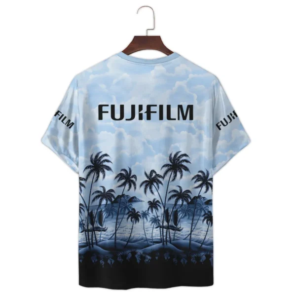 Fujifilm Island Palm And Cloud Photography Summer Pattern Premium T-Shirt All Over Prints Gift Loves BL1125A11FJFTS - Image 3