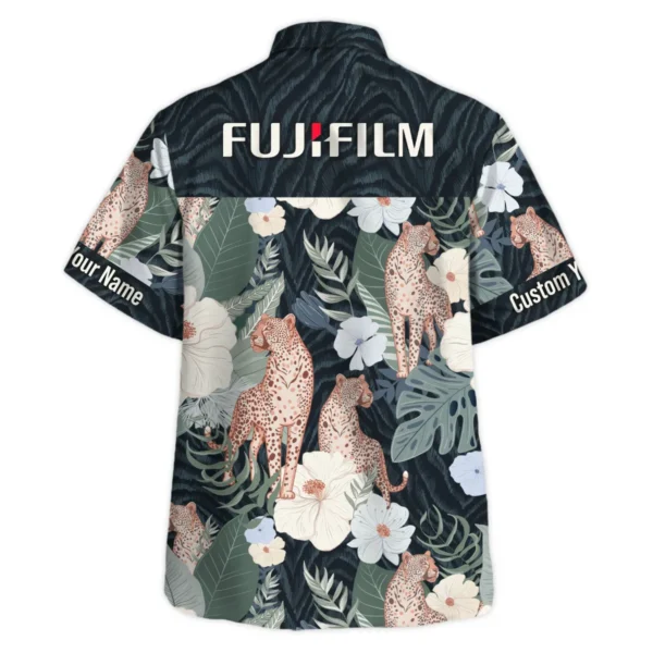 Fujifilm Leopards And Tropical Flowers Photography Summer Pattern Hawaiian Shirt All Over Prints Gift Loves BL1125A61FJFHW - Image 3