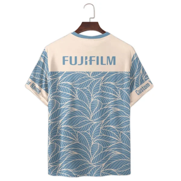 Fujifilm Outlined Leaves Minimal Style Photography Summer Pattern Premium T-Shirt All Over Prints Gift Loves BL1125A38FJFTS - Image 3