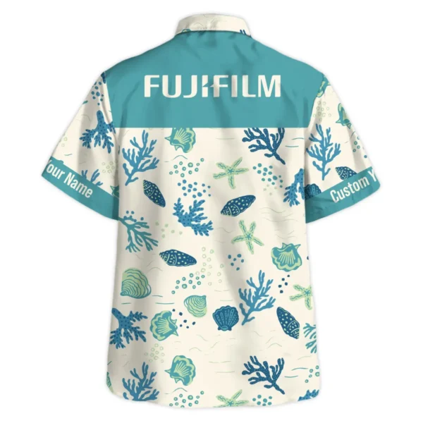 Fujifilm Shells Coral Bubbles Photography Summer Pattern Hawaiian Shirt All Over Prints Gift Loves BL1125A58FJFHW - Image 3