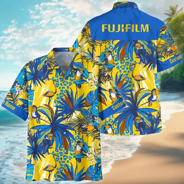 Fujifilm Toucan Flamingo Monstera Palm Photography Summer Pattern Hawaiian Shirt All Over Prints Gift Loves BL1125A24FJFHW