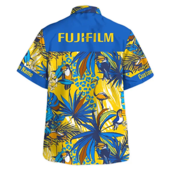 Fujifilm Toucan Flamingo Monstera Palm Photography Summer Pattern Hawaiian Shirt All Over Prints Gift Loves BL1125A24FJFHW - Image 3