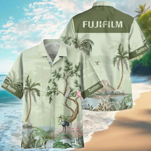 Fujifilm Tropical Garden Watercolor Photography Summer Pattern Hawaiian Shirt All Over Prints Gift Loves BL1125A56FJFHW