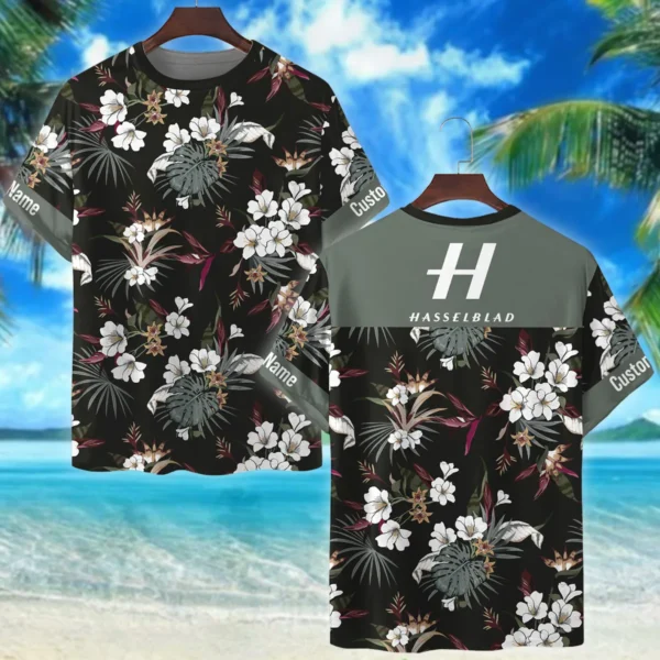 Hasselblad Artistic Dark Tropical Pattern Photography Summer Pattern Premium T-Shirt All Over Prints Gift Loves BL1125A28HSBTS