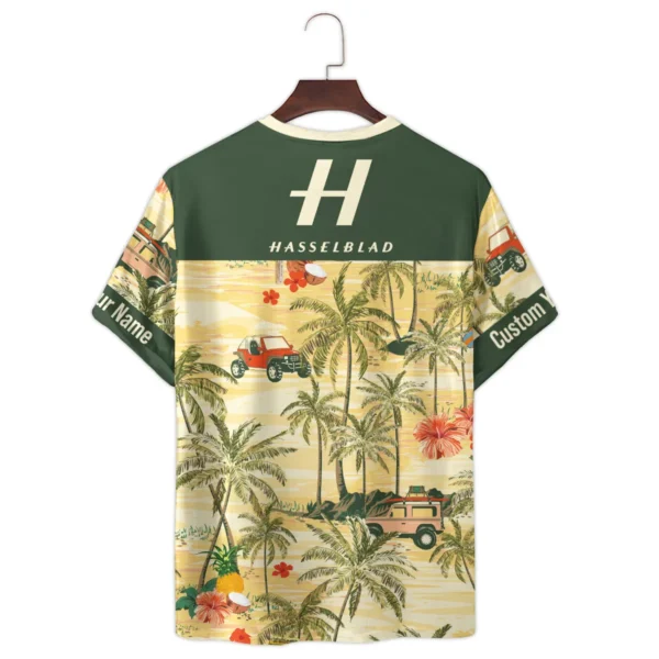 Hasselblad Car and Spring Floral Photography Summer Pattern Premium T-Shirt All Over Prints Gift Loves BL1125A50HSBTS - Image 3