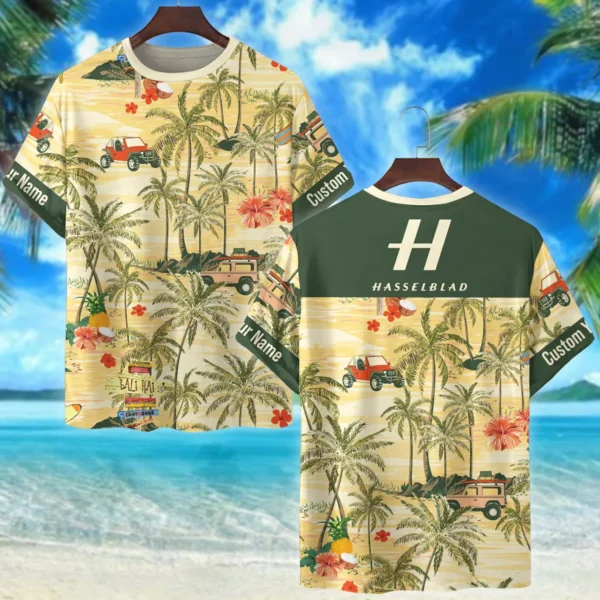 Hasselblad Car and Spring Floral Photography Summer Pattern Premium T-Shirt All Over Prints Gift Loves BL1125A50HSBTS