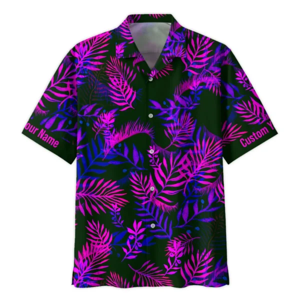 Hasselblad Neon Violet Palm Trees Photography Summer Pattern Hawaiian Shirt All Over Prints Gift Loves BL1125A54HSBHW - Image 2