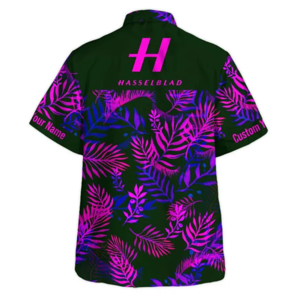 Hasselblad Neon Violet Palm Trees Photography Summer Pattern Hawaiian Shirt All Over Prints Gift Loves BL1125A54HSBHW - Image 3