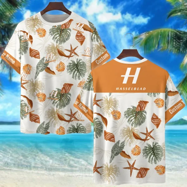 Hasselblad Sea Star And Seashell Photography Summer Pattern Premium T-Shirt All Over Prints Gift Loves BL1125A57HSBTS
