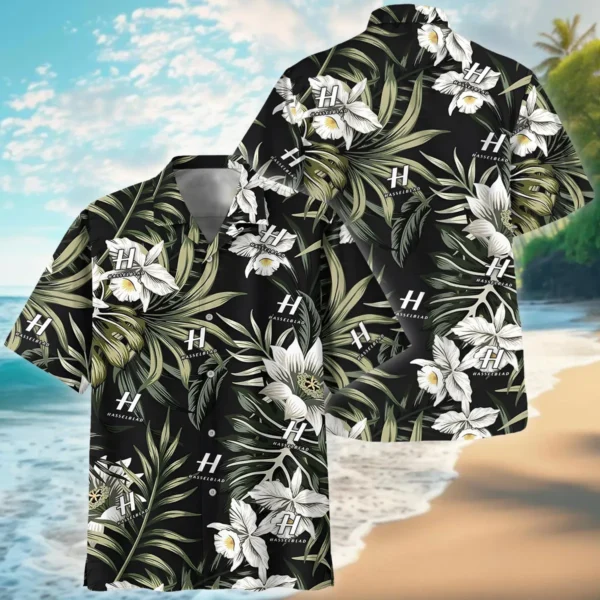 Hasselblad Tropical Palm Leaf Pattern Photography Summer Pattern Hawaiian Shirt All Over Prints Gift Loves BL1125A30HSBHW